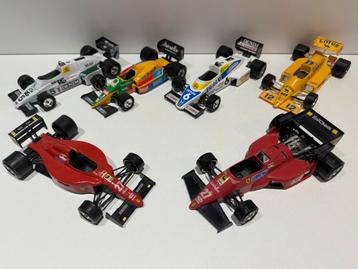Formule1 Auto's jaren 80 - Burago 1:24 (Set van 6) beschikbaar voor biedingen