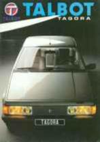 Talbot Tagora originele brochure/auto folder '81 '82 '83, Ophalen of Verzenden, Zo goed als nieuw, Overige merken