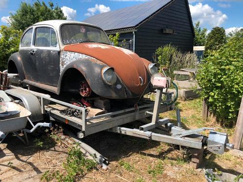 Vw kever 1968 opknap incl autoambulance ruilen flipperkast, Auto's, Bestelauto's, Particulier, Volkswagen, Benzine, Euro 1, D
