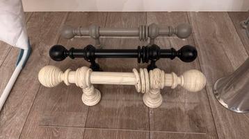 Decoratieve gordijnroedes - diverse kleuren beschikbaar voor biedingen