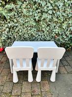 Witte ikea Mammut stoelen en tafel, Kinderen en Baby's, Kinderkamer | Tafels en Stoelen, Ophalen, Gebruikt, Tafel(s) en Stoel(en)