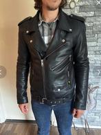 Mooie nieuwe zwart leren biker jas jacket BKK, Bkk, Maat 52/54 (L), Zwart, Nieuw