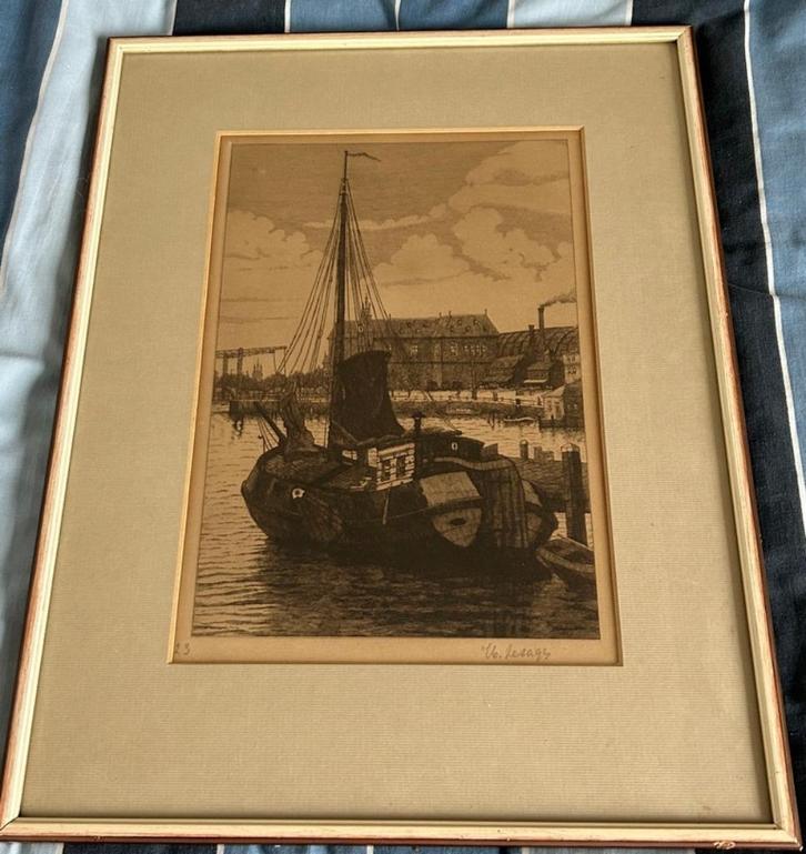 3 etsen, Antiek en Kunst, Kunst | Schilderijen | Klassiek, Ophalen of Verzenden