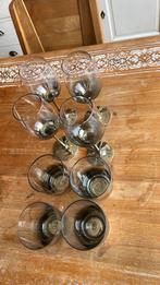 Pols potten 4 water en 4 wijn glazen., Glas, Overige stijlen, Glas of Glazen, Gebruikt