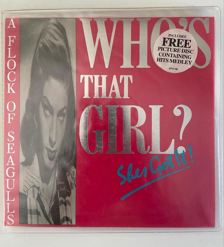 A Flock Of Seagulls - Who's That Girl 7" + Picture Disc, Cd's en Dvd's, Vinyl | Overige Vinyl, Zo goed als nieuw, Overige formaten