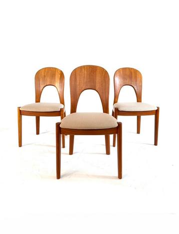 Set van 3 vintage ‘Morten chairs’, Koefoeds Hornslet ‘70 beschikbaar voor biedingen
