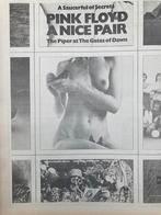 Paginagrote A3 advertentie PINK FLOYD Saucerfull Piper Dawn, Ophalen of Verzenden