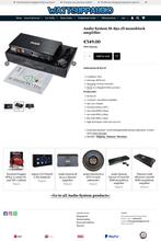 Audio System M-850.1D monoblok versterker incl remote M850, Auto diversen, Autospeakers, Info@optimount.nl, Nieuw, Ophalen of Verzenden