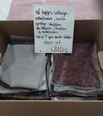 DOOS MET DIV LAPJES VITRAGE VOOR HOBBY, Hobby en Vrije tijd, Stoffen en Lappen, Ophalen of Verzenden, Overige kleuren, Katoen