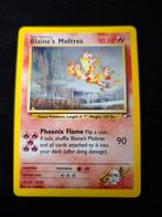 Blaine's Moltres 1/132 Gym Heroes, Hobby en Vrije tijd, Verzamelkaartspellen | Pokémon, Ophalen of Verzenden, Zo goed als nieuw