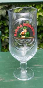 *nieuw in doos* 6 BIRRA MORETTI bierglaze 0,5 liter, Ophalen of Verzenden, Nieuw, Glas of Glazen