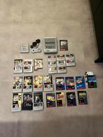 Super Nintendo snes met 17 games en manuals, Verzenden, Zo goed als nieuw, Met 2 controllers