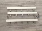 3x IKEA Tjusig wit Deurhanger / wandhanger, Wandkapstok, Gebruikt, Ophalen of Verzenden, Minder dan 100 cm