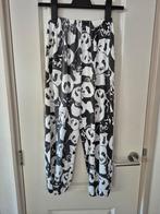 Broek luchtig lente zomer 146 152 panda pandabeer zwart wit, Ophalen of Verzenden, Zo goed als nieuw, Meisje