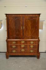 Antiek mahonie louis seize kabinet, Ophalen of Verzenden