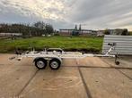 Te koop boottrailer tandemasser kanteltrailer Freewheel, Watersport en Boten, Boottrailers, Ophalen, Minder dan 1500 kg, Gebruikt