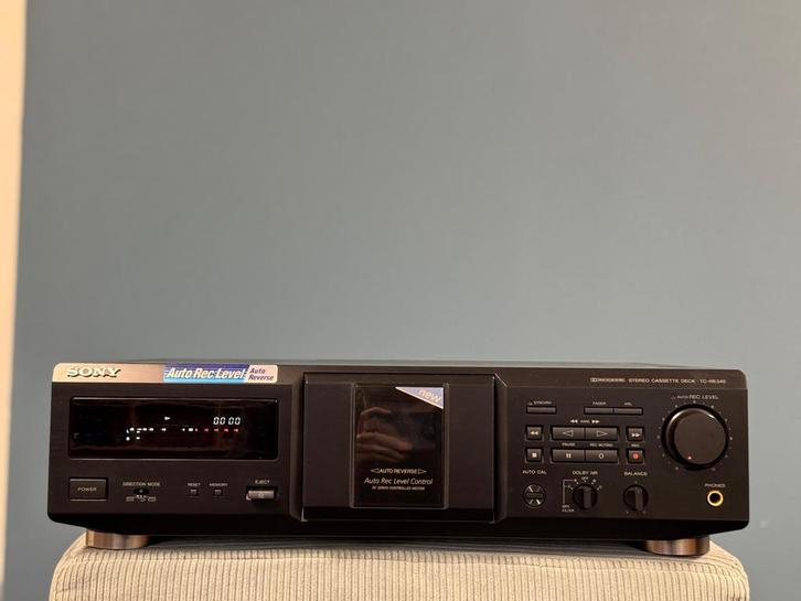 Sony TC-RE340 Cassettedeck - Gereviseerd met Garantie, Audio, Tv en Foto, Cassettedecks, Enkel, Sony, Ophalen