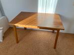 Te Koop : Blank Eiken Eetkamertafel Tafel Hout Rechthoekig, Ophalen, Gebruikt, 50 tot 100 cm, 100 tot 150 cm