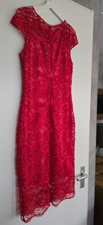 Rode kanten Freebird jurk - Zo goed als nieuw!, Kleding | Dames, Maat 38/40 (M), Ophalen of Verzenden, Zo goed als nieuw, Rood