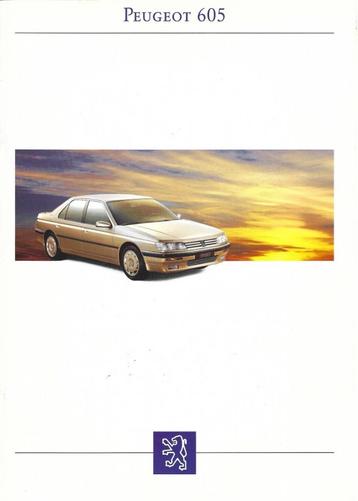 Brochure Peugeot 605 1993 beschikbaar voor biedingen