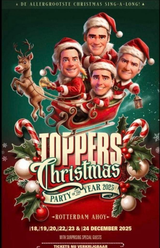 2 staanplaatsen Toppers Christmas party 24 december Ahoy, Tickets en Kaartjes, Evenementen en Festivals, Twee personen