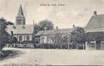 Schore straatgezicht met School en Kerk met kinderen (oud), Verzamelen, Ansichtkaarten | Nederland, Verzenden, Voor 1920, Gelopen