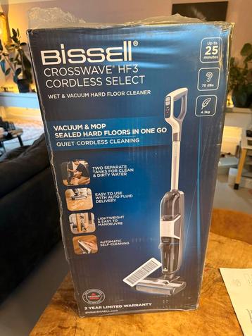 Bissell Crosswave HF3 cordless. Nieuw in Verpakking beschikbaar voor biedingen