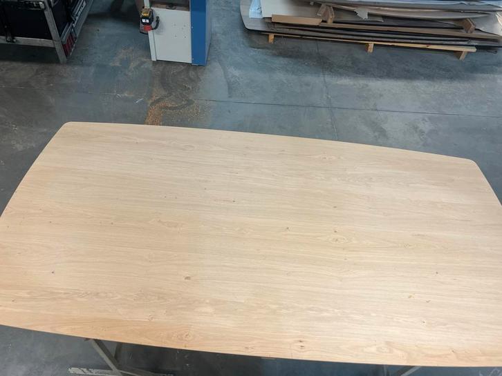 Deens Ovaal Eiken Tafelblad - 220x110x3cm, Huis en Inrichting, Tafels | Eettafels, Nieuw, 100 tot 150 cm, 200 cm of meer, Ovaal