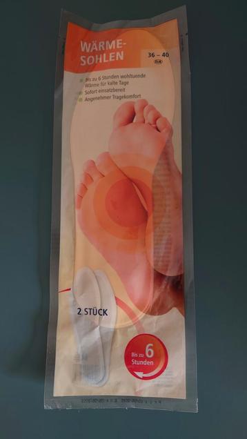 Warmtezolen - Eenmalig Gebruik - Maat 36-40 beschikbaar voor biedingen