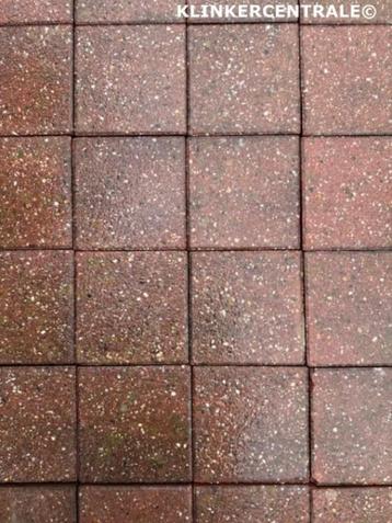 44m2 heiderood betonklinkers dubbelklinkers 20x20x8cm straat beschikbaar voor biedingen
