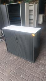 Zwart/antraciete half  hoge Aspa metalen roldeurkast, Gebruikt, 100 tot 150 cm, R, 100 tot 150 cm
