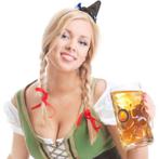 Diadeem Mini Tiroler Hoed Oktoberfest van €3,95 voor €2,25, Ophalen of Verzenden, Nieuw, Kostuum, Carnaval