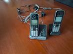Panasonic KX-TG6723NLB DECT - Telefoon set, Ophalen, Gebruikt, 2 handsets