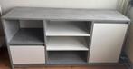 Grijs/wit dressoir (L 140 H 70 B 40), Huis en Inrichting, Kasten | Dressoirs, Ophalen, Gebruikt, 100 tot 150 cm, 25 tot 50 cm
