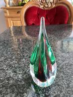 Glas, presse papier, druppel, Jablonski, Polen, vintage, Ophalen