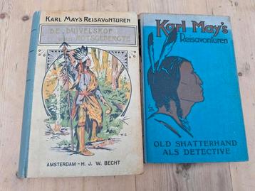 2x Karl May: Old Shatterhand & De Duivelskop beschikbaar voor biedingen