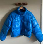 Blauwe gewatteerde winterjas, Ophalen of Verzenden, Zo goed als nieuw, Maat 36 (S), Blauw