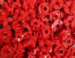 Lego 2x2 round plate (axle), Red (per 50), Kinderen en Baby's, Speelgoed | Duplo en Lego, Verzenden, Nieuw, Losse stenen, Lego