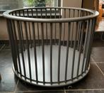 Ronde Bopita box in antraciet incl. boxkleed (ook v Bopita), Kinderen en Baby's, Boxen, Ophalen, Gebruikt, Rond, In hoogte verstelbaar