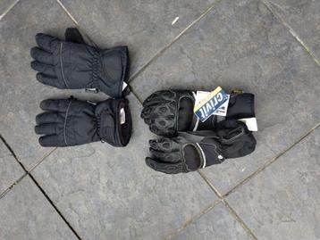 2x Motorhandschoenen Zwart - L & XL beschikbaar voor biedingen