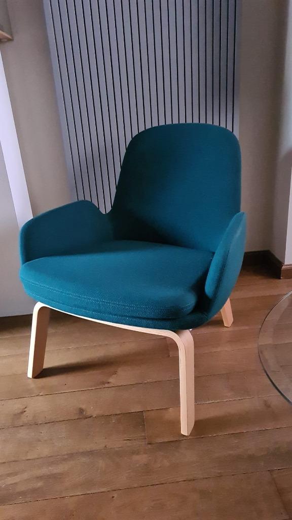 Normann Copenhagen Era Lounge Chair low, Simon Legald, Huis en Inrichting, Fauteuils, Nieuw, Hout, Stof, 50 tot 75 cm, 75 tot 100 cm