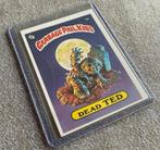 Garbage Pail Kids 1985 | Original Series 1 | Dead Ted #5a CL, Ophalen of Verzenden, Gebruikt, Sticker
