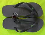 Echte Havaianas slippers - donker grijs - mt 41 - Nieuw !, Slippers, Nieuw, Ophalen of Verzenden, Grijs