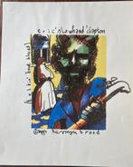 10 stuks poster van Herman Brood., Ophalen of Verzenden, Rechthoekig Staand, Met lijst