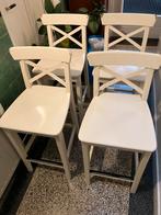 4 barkrukken, Ophalen, Gebruikt, Met voetsteun, 60 tot 90 cm