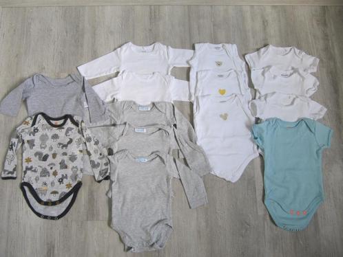 14 Rompertjes 50/56, Kinderen en Baby's, Babykleding | Maat 50, Gebruikt, Jongetje of Meisje, Nacht- of Onderkleding, Ophalen