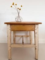 Vintage sidetabel, Vierkant, Minder dan 50 cm, Ophalen of Verzenden, Zo goed als nieuw