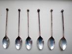 Antieke Verzilverde Theelepeltjes Set, Antiek en Kunst, Antiek | Bestek, Ophalen of Verzenden
