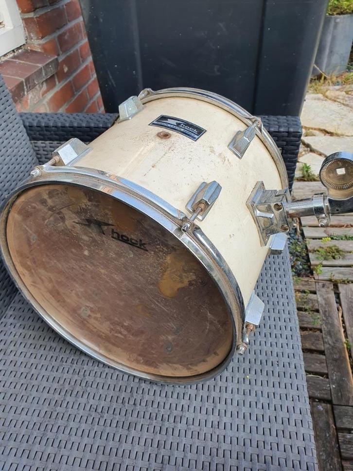 Leuke antieke jaren 60/70 drum van het merk hock/shock laser, Muziek en Instrumenten, Drumstellen en Slagwerk, Gebruikt, Overige merken