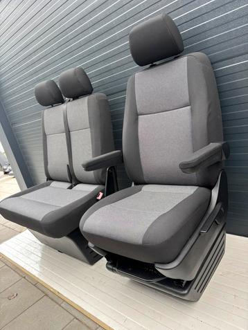 stoelen bank volkswagen transporter t5 t6 austin zwart beschikbaar voor biedingen